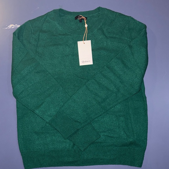Quince Sweaters - Quince Women’s Emerald Crewneck Cashmere Sweater